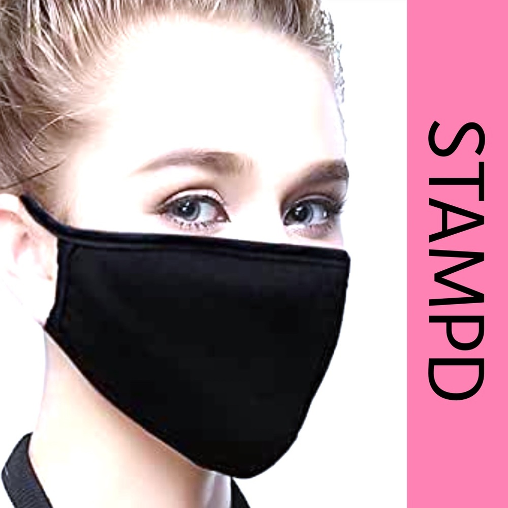 STAMPD Black Face Mask OS